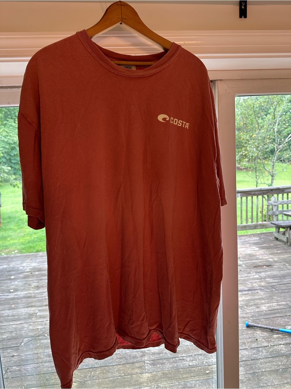 Costa Short Sleeve Tee in Rust